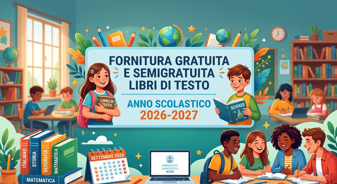 Fornitura gratuita e semigratuita libri di testo anno scolastico 2026-2027